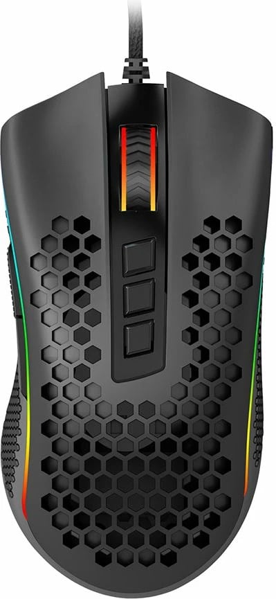 MOUSE GAMING REDRAGON STORM M808 | RGB 12400DPI BLACK