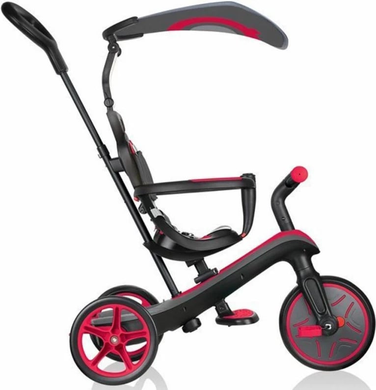 Bicikletë për fëmijë SMJ Sport Explorer Trike 4në1, e kuqe