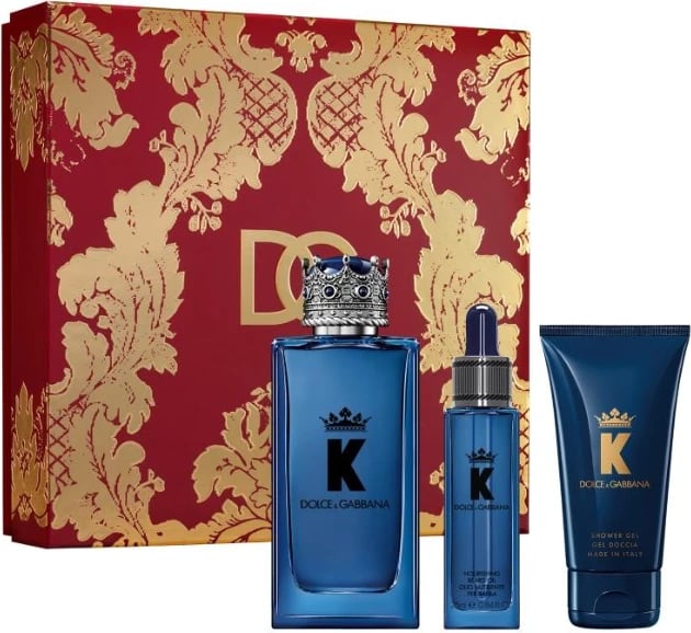 Set Dolce & Gabbana K Eau De Parfum 100 ml +Beard Oil +Shower Gel