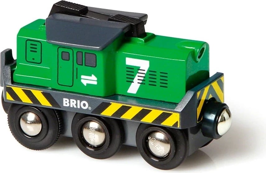 Lokomotivë lodër Ravensburger BRIO Freight Battery Engine, Gjelbër