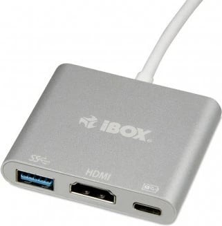 USB Hub iBox IUH3CFT1, 3.0, Type C, 5000 Mbit/s, argjend