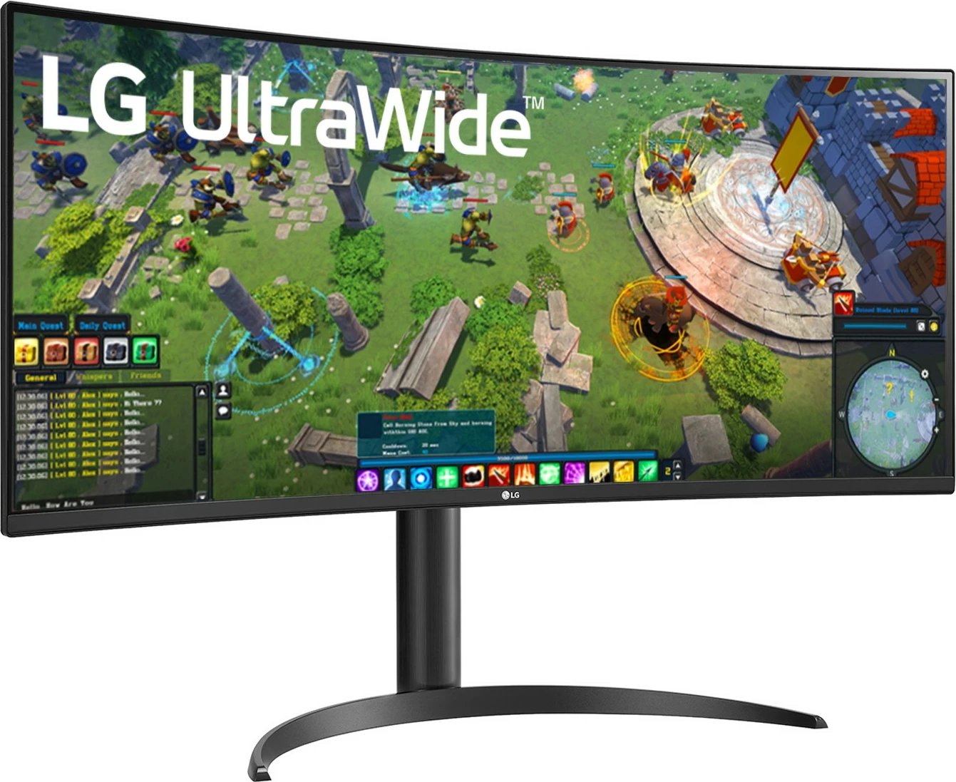 Monitor LG 34WP65CP-B.AEU, 86.4 cm (34"), 3440 x 1440 pixels, Quad HD, LED, 5 ms, i zi