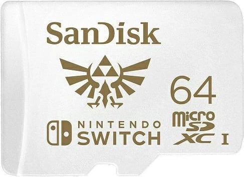 Kartelë MicroSDXC SanDisk 64GB për Nintendo Switch