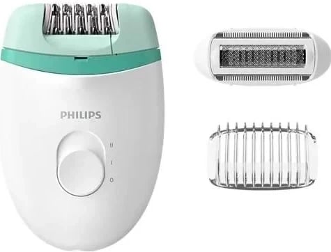 Epilator Philips Satinelle Essential BRE245/00, bardhë-gjelbër