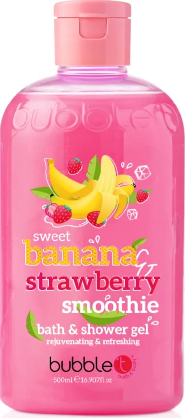  Xhel për dush Bubble Tea Strawberry & Banana 500 ml