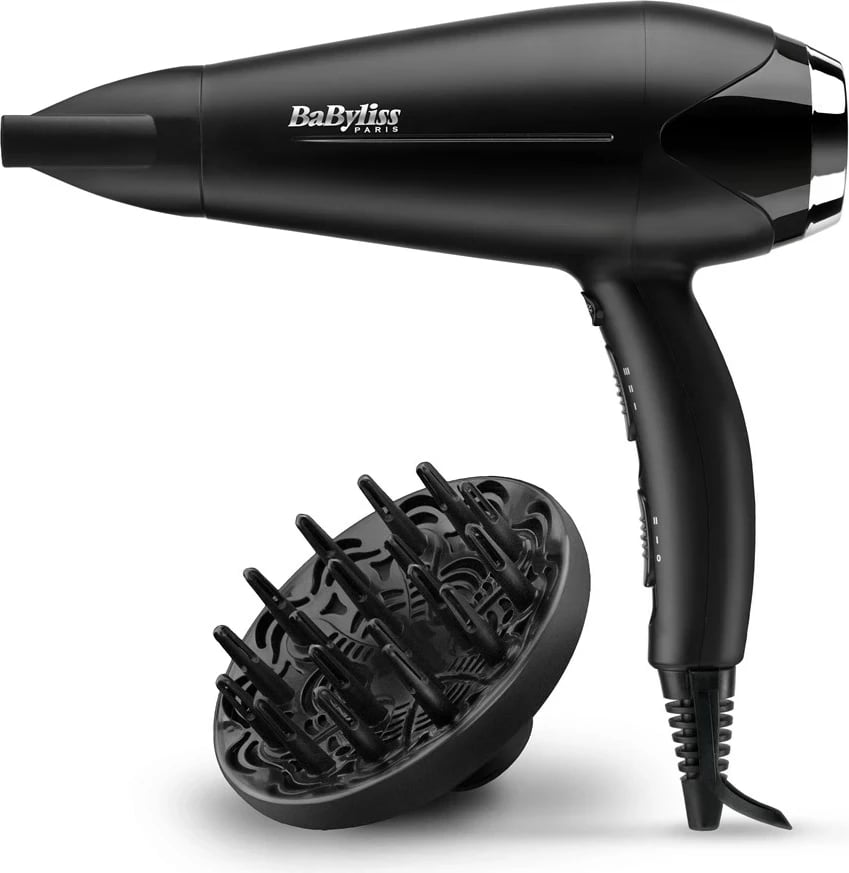 Tharëse flokësh Babyliss D572DE, 2200 W, E zezë