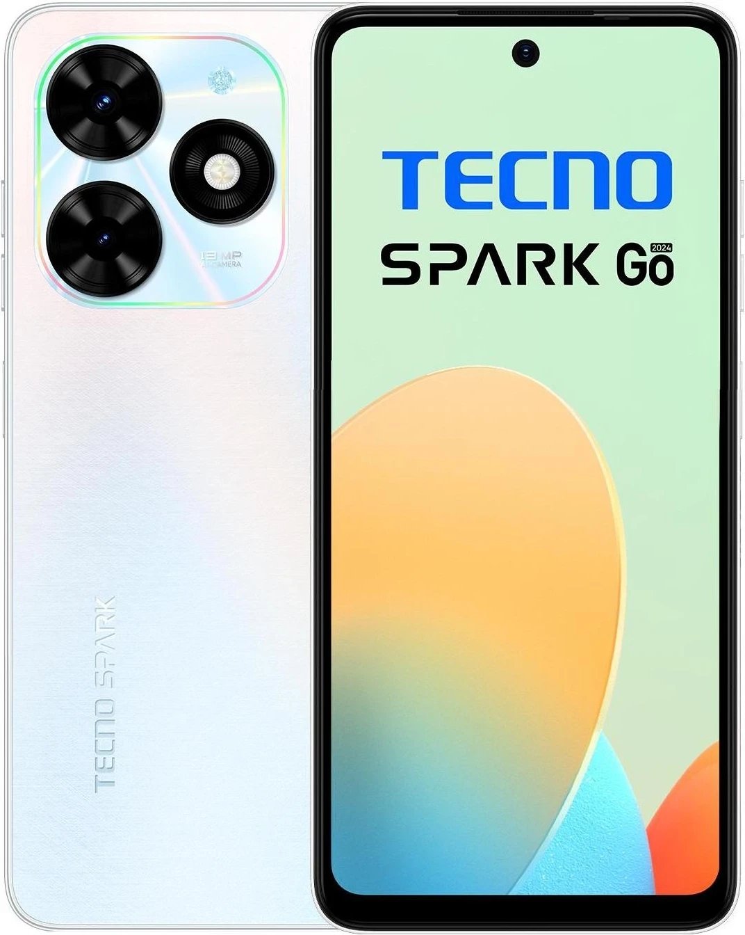 Celular TECNO SPARK Go 2024, 4/128GB, Mystery White