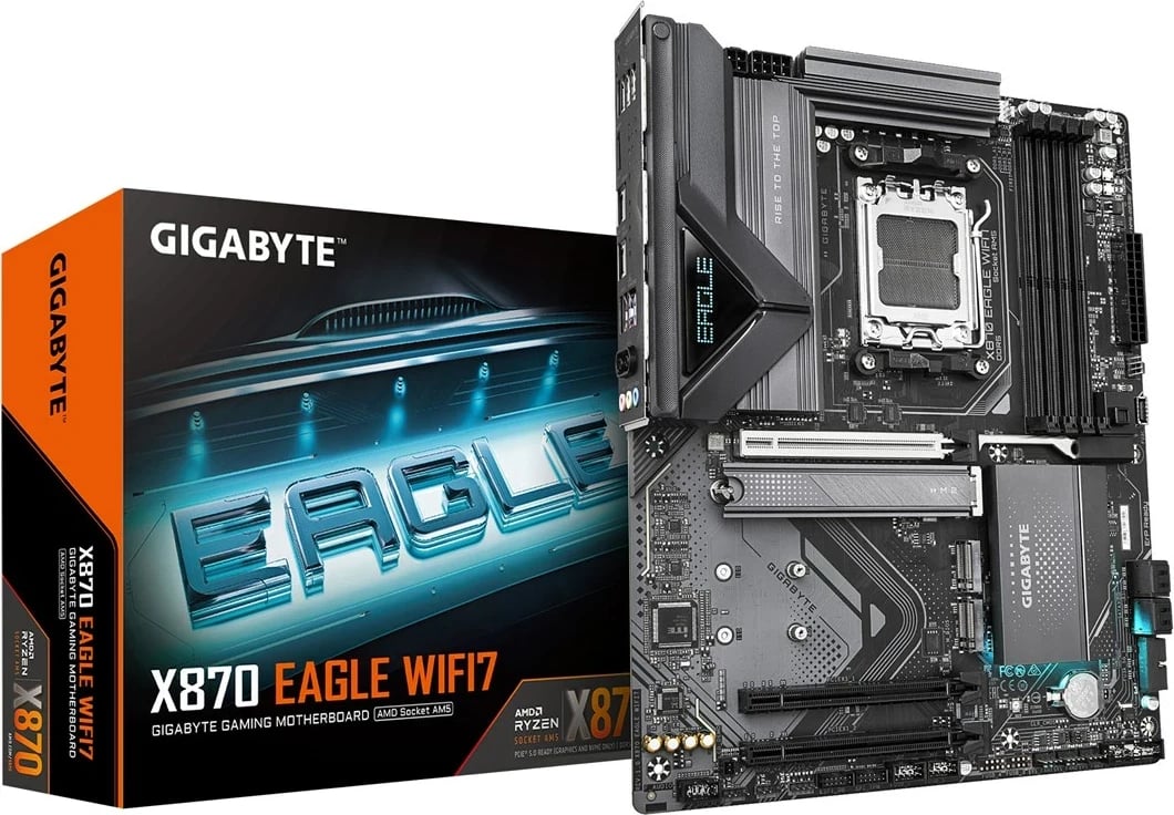 Pllakë amë Gigabyte X870 EAGLE WIFI7, Socket AM5, e zezë