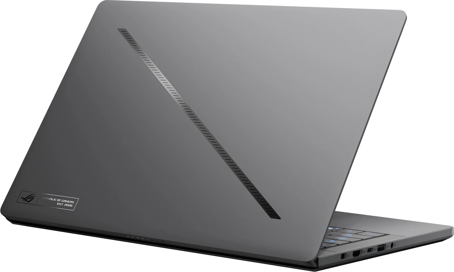 Laptop për lojëra ASUS ROG Zephyrus G14, R9-8945HS, 14''-120Hz, OLED, 32GB, 1TB, W11H, RTX 4070, gri