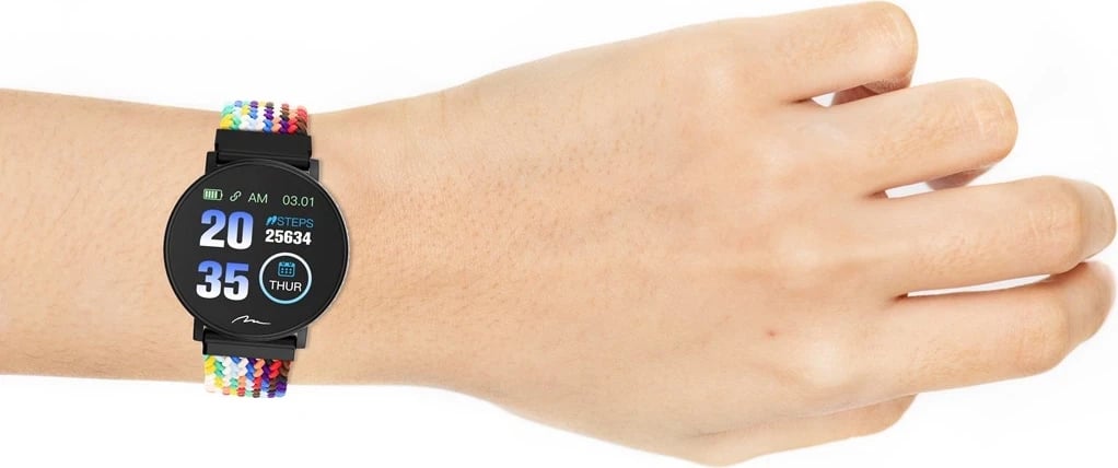 Smartwatch Media-Tech Smartband ACTIVEBAND THAITI MT871, ngjyrë e zezë