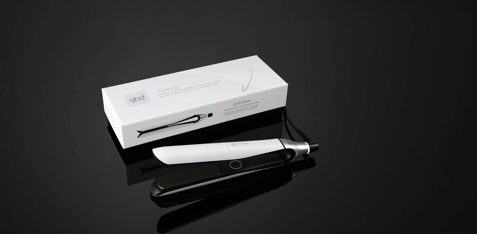 Hekur flokësh GHD Chronos Styler, Bardhë