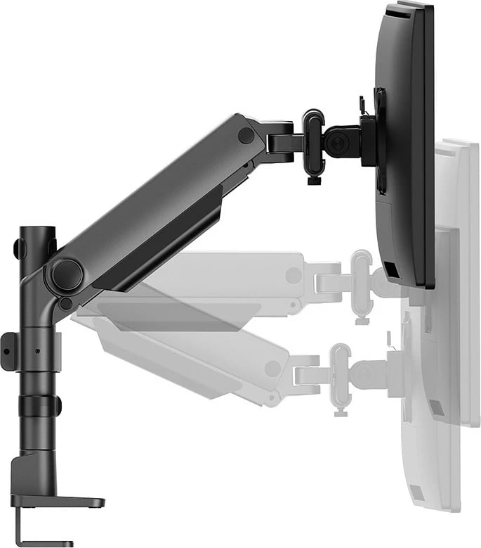 Krah monitori Neomounts DS65S-950BL2, Clamp/Grommet, 11 kg, 61 cm (24"), 86.4 cm (34"), 100 x 100 mm, E zezë