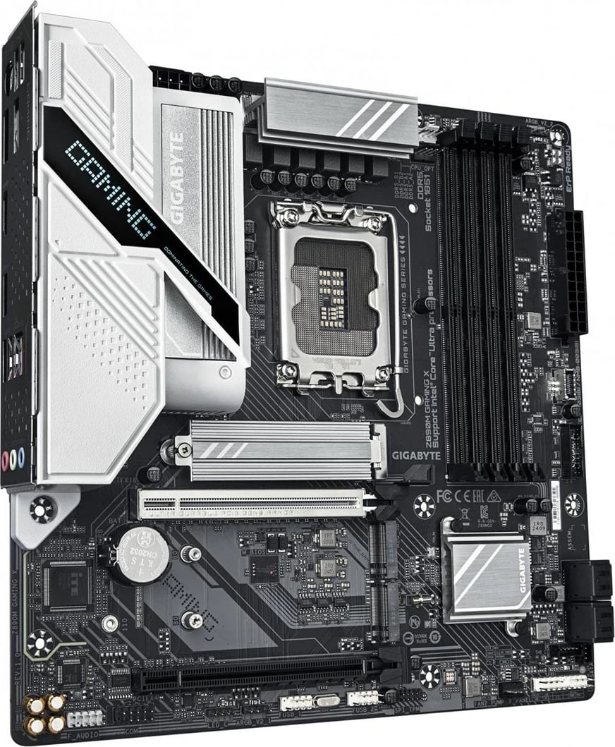 Pllakë amë Gigabyte Z890M GAMING X, Socket-1851, micro ATX, E zezë