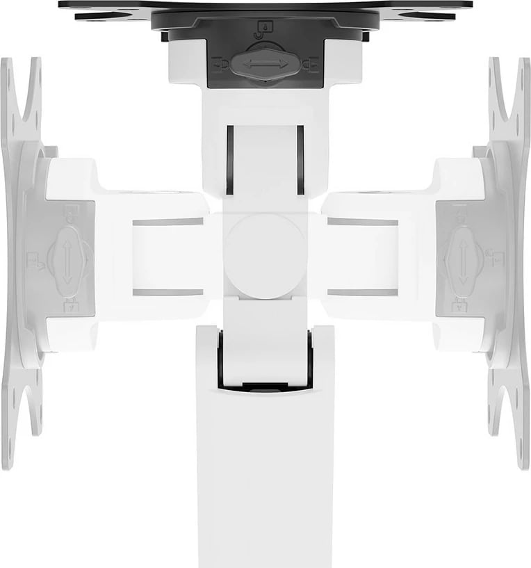 Krah monitori Neomounts DS70-250WH1, Clamp/Grommet, 9 kg, 43.2 cm (17"), 88.9 cm (35"), 100 x 100 mm, Bardhë