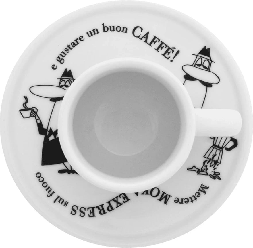 Set filxhanësh espresso BIALETTI CAROUSEL Porcelan 4x 50 ml Bardhë