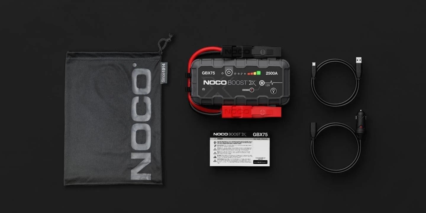 Jump starter NOCO GBX75, 2500 A, e zezë