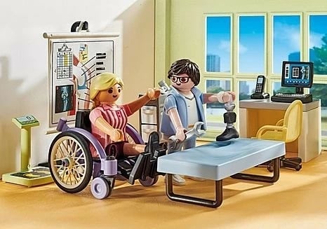 Blloqe ndërtimi Playmobil 71617 Oddział ortopedii, plastikë