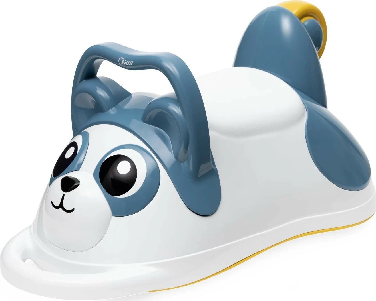 Lodër me rrota Chicco Move&Grow Panda 3w1, plastikë, bardhë-blu