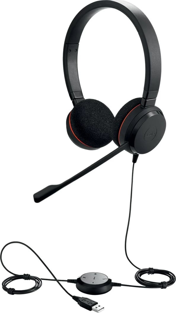 Kufje Jabra EVOLVE 20 MS Stereo, e zezë