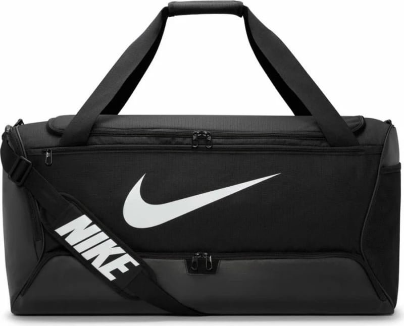 Çantë sportive Nike Brasilia 9.5 për meshkuj dhe femra, e zezë