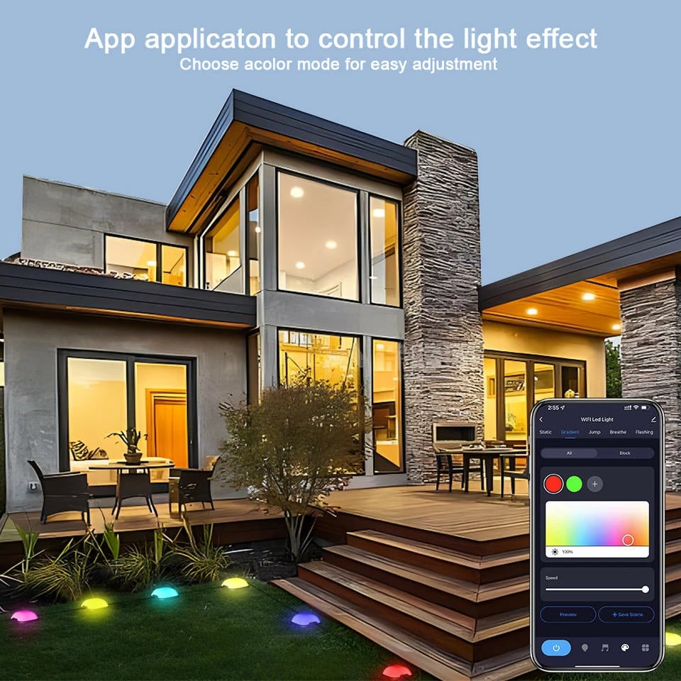 Drita LED Tech Time WIFI Lawn Smart String Lights- Smart Tuya APP