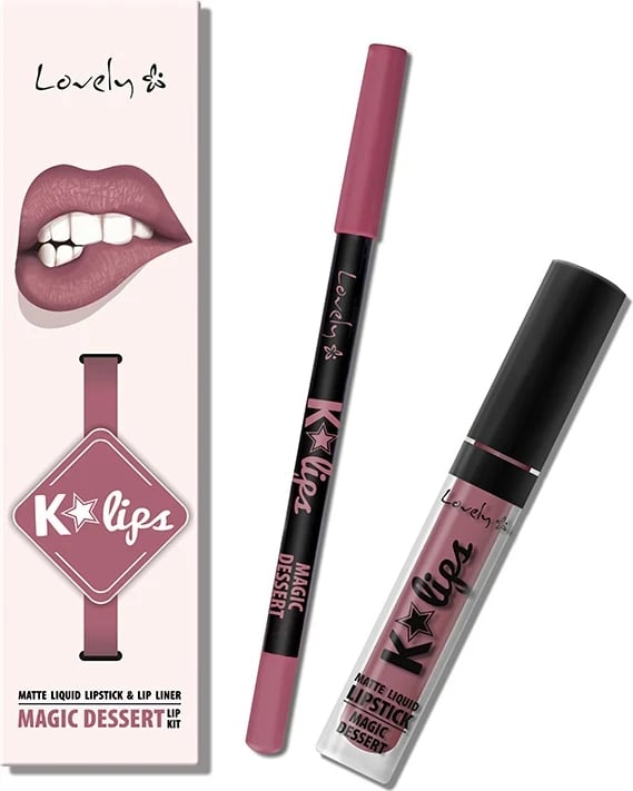 Set për buzë Lovely K*LIPS, Nr. 7 MAGIC DESSERT