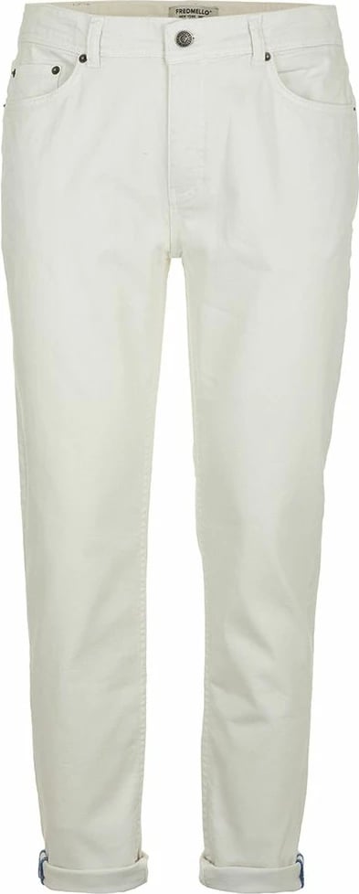 Pantallona te bardha Fred Mello për meshkuj
