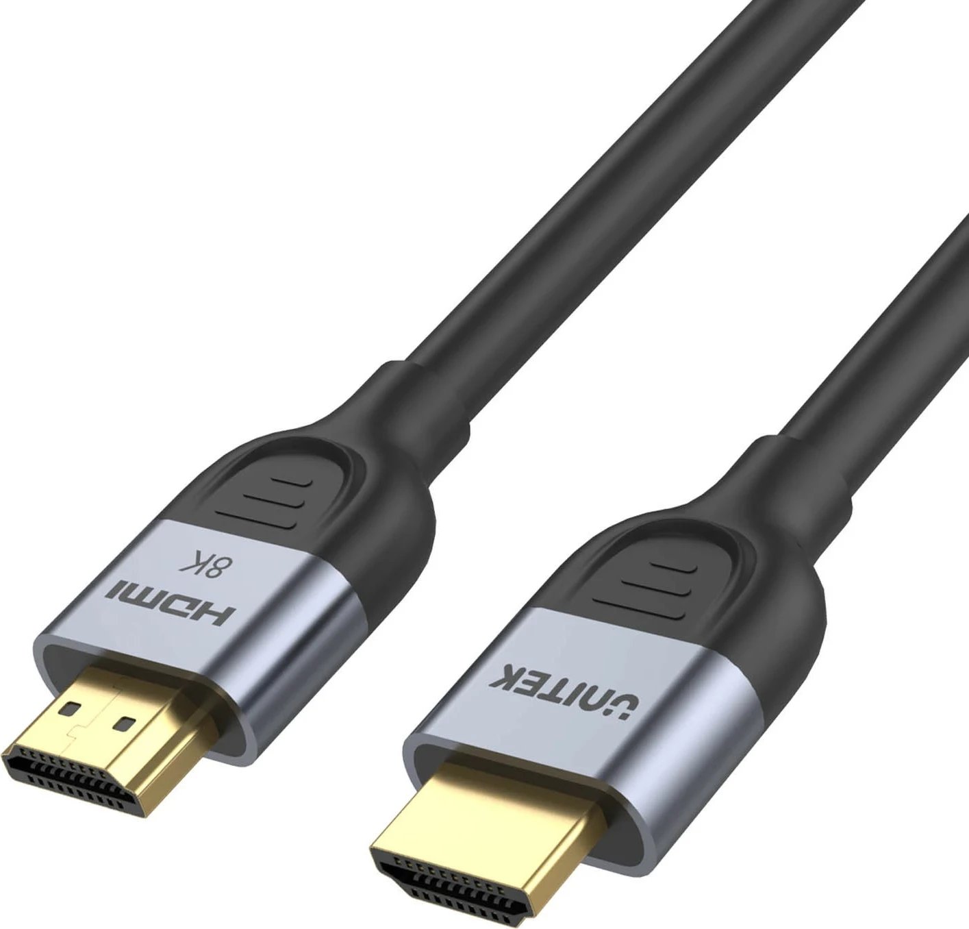 Kabëll HDMI Unitek 2.1 8K 60Hz, 1.5m, zi-argjendtë