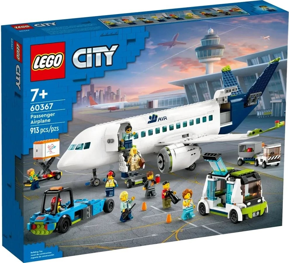 Set ndërtimi Lego CITY 60367 Avion pasagjerësh