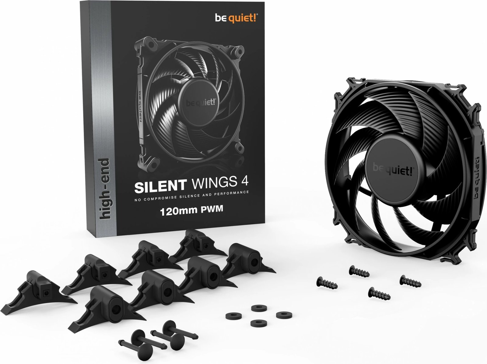 Ventilator Be Quiet! SILENT WINGS 4, 120mm PWM, 1600 RPM, i zi