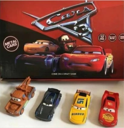 Vetura lodër Kardelen, Lightning McQueen Mater, set 4 copë