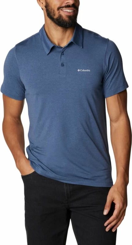 Maicë polo për meshkuj Columbia, blu