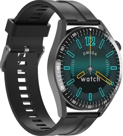 Smartwatch Tracer SM8V Onyx, 1.28", Bluetooth, IP65, e zezë