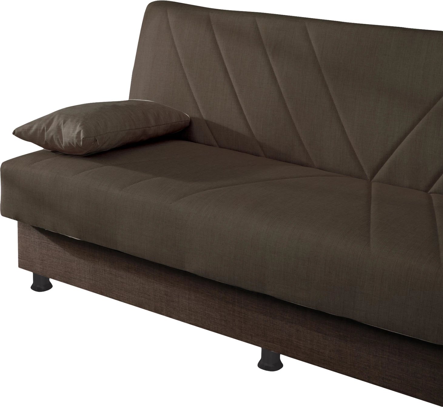 Sofa shtrat treshe, ANDRE FH3271.02, ngjyrë kafe, 193x82x81H cm.