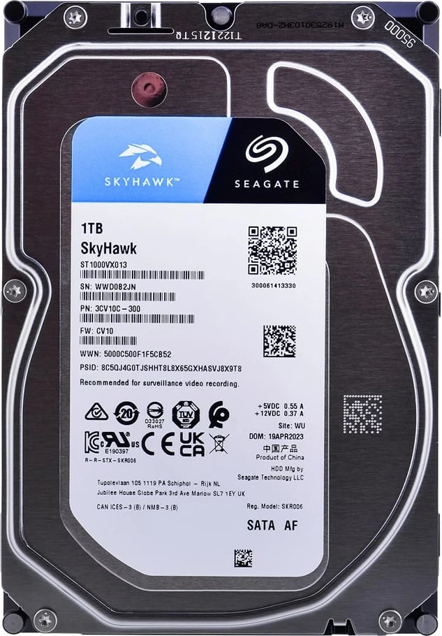 Disk HDD Seagate SkyHawk, 3.5", Serial ATA III, 1TB