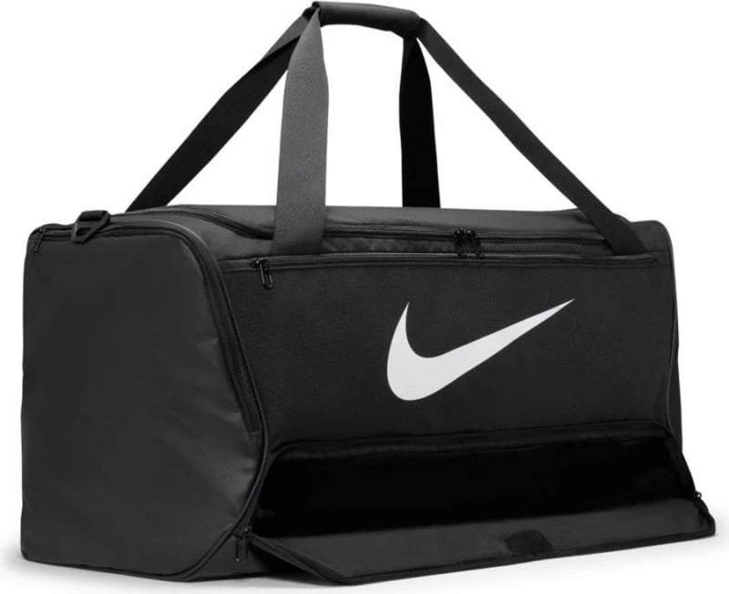 Çantë sportive Nike Brasilia 9.5 për meshkuj dhe femra, e zezë