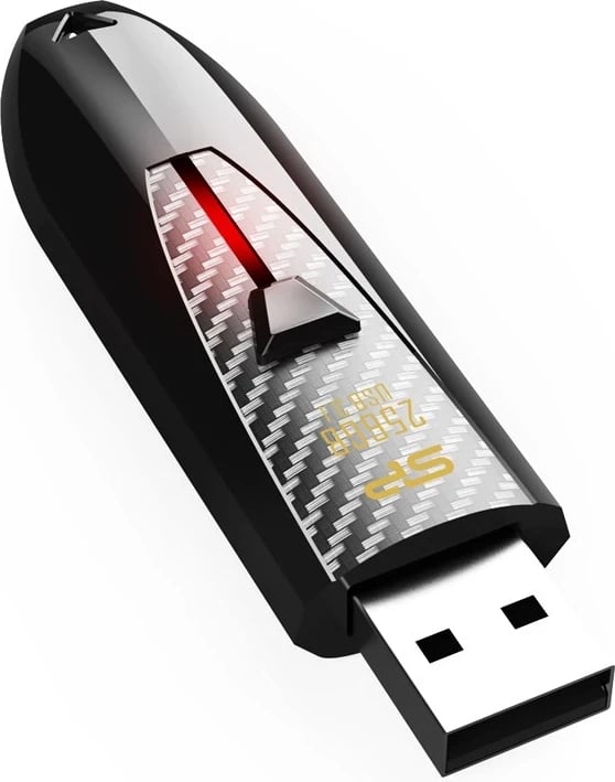 USB Flash Drive Silicon Power Blaze B25, 128GB, Lloji A, Gjen 1, e zezë