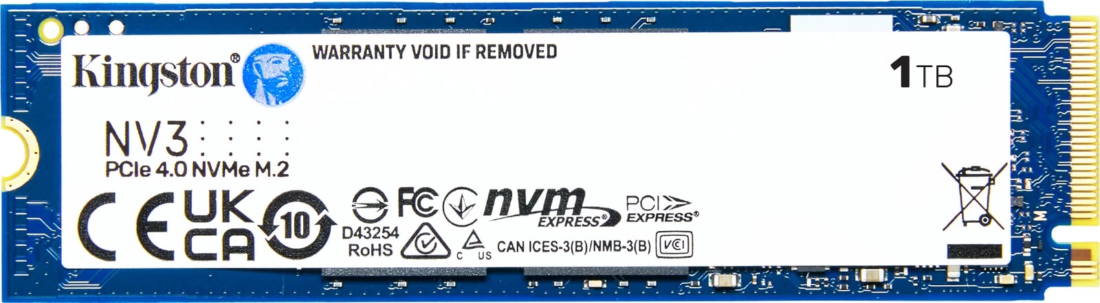 SSD Kingston NV3 1000G, M.2 2280 NVME