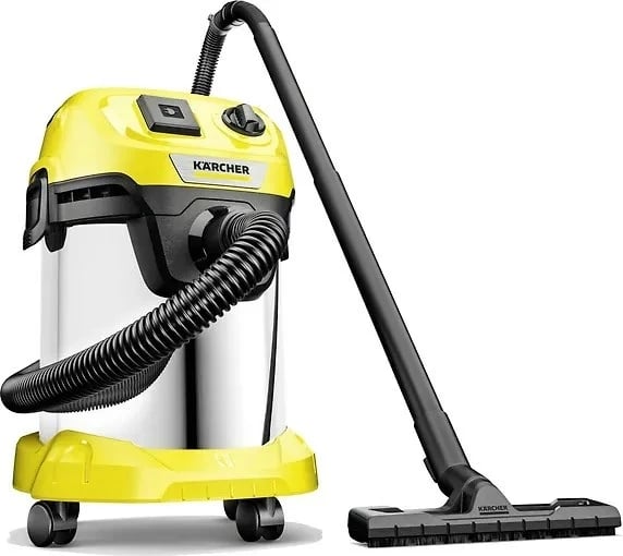 Fshesë me vakum Karcher WD 3 PS V-17/4/20, 17 L, Argjendtë