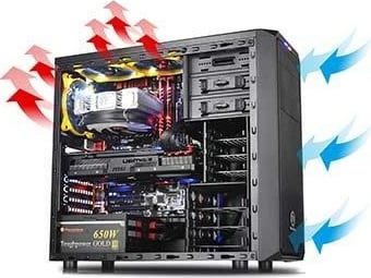 Kasë Thermaltake Versa H25, Midi Tower, e zezë