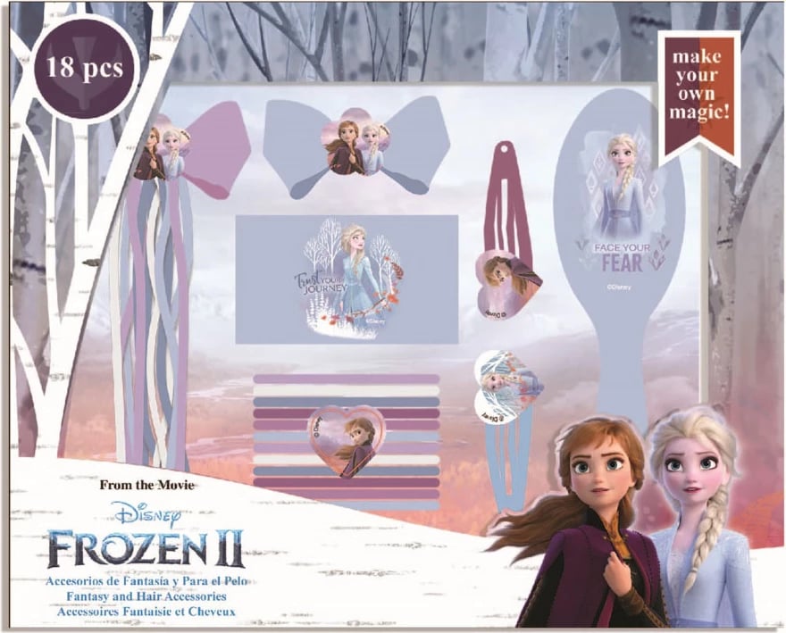 Set aksesor për flokë Disney Frozen 2