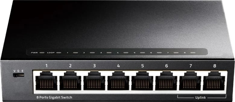 Switch Cudy GS108, 8 porte, Gigabit Ethernet, Zi