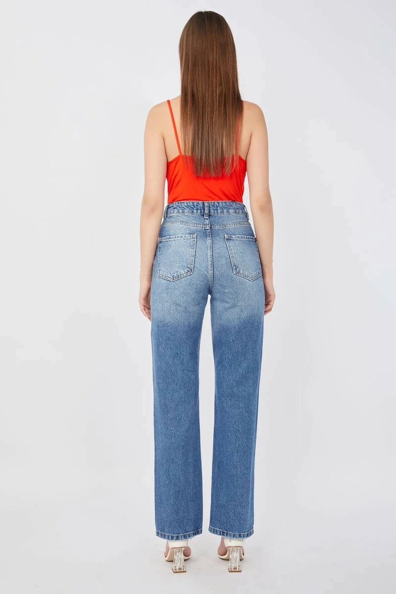 Xhinse Palazzo për femra Banny Jeans, blu