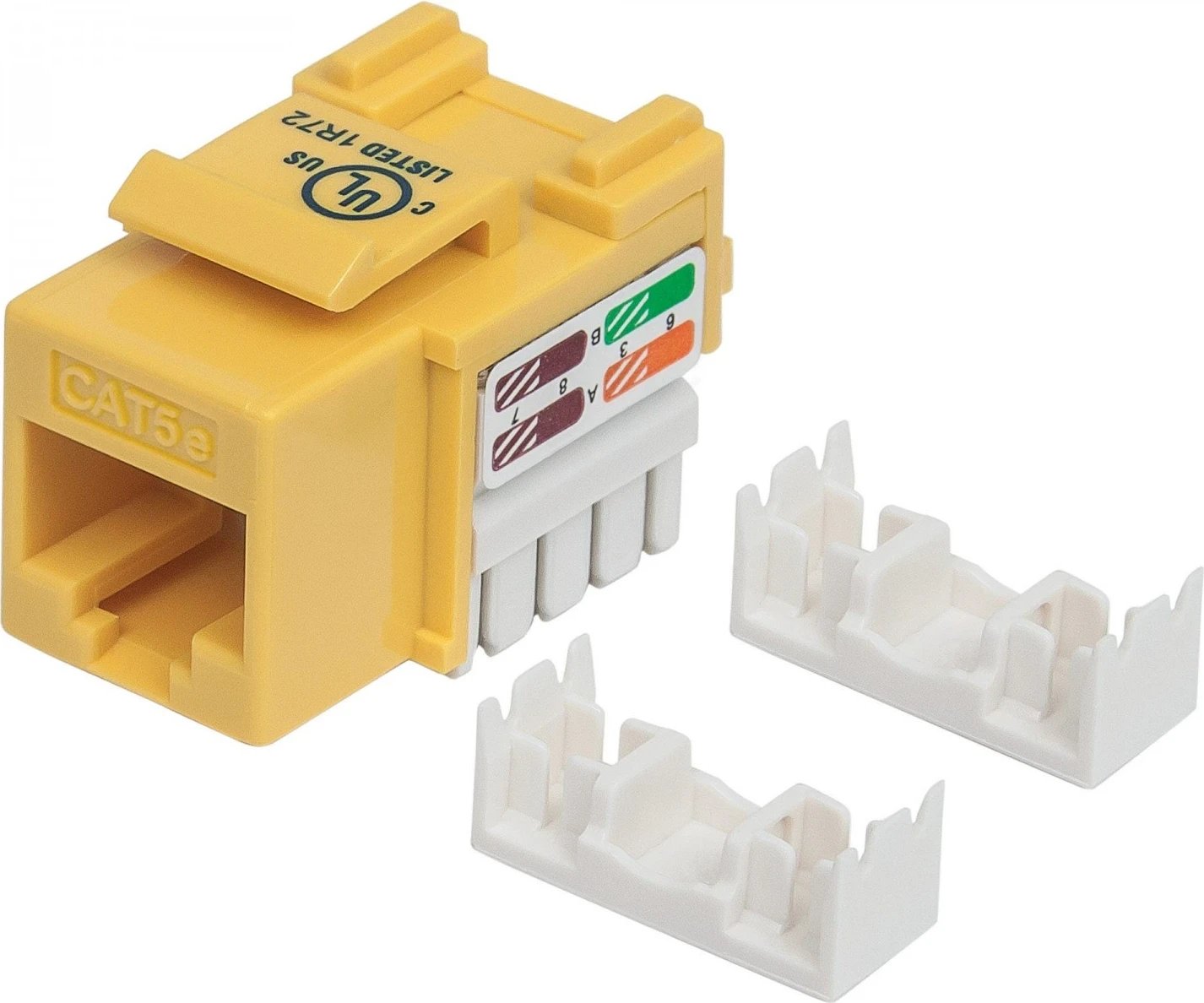 Adapter RJ45 Intellinet, i verdhë