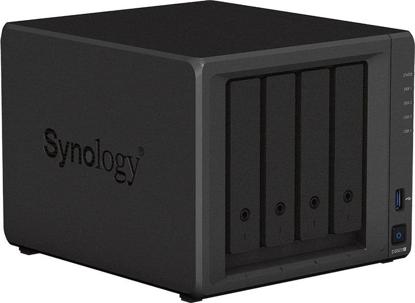 NAS Synology DiskStation DS923+, AMD Ryzen, R1600, 4 GB, DDR4L