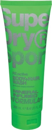 Shampo për flokë & trup Superdry Active, 250 ml