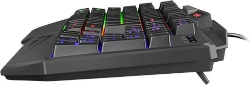 Tastierë gaming FURY NFU-1697, USB, Membranë, RGB LED, E zezë