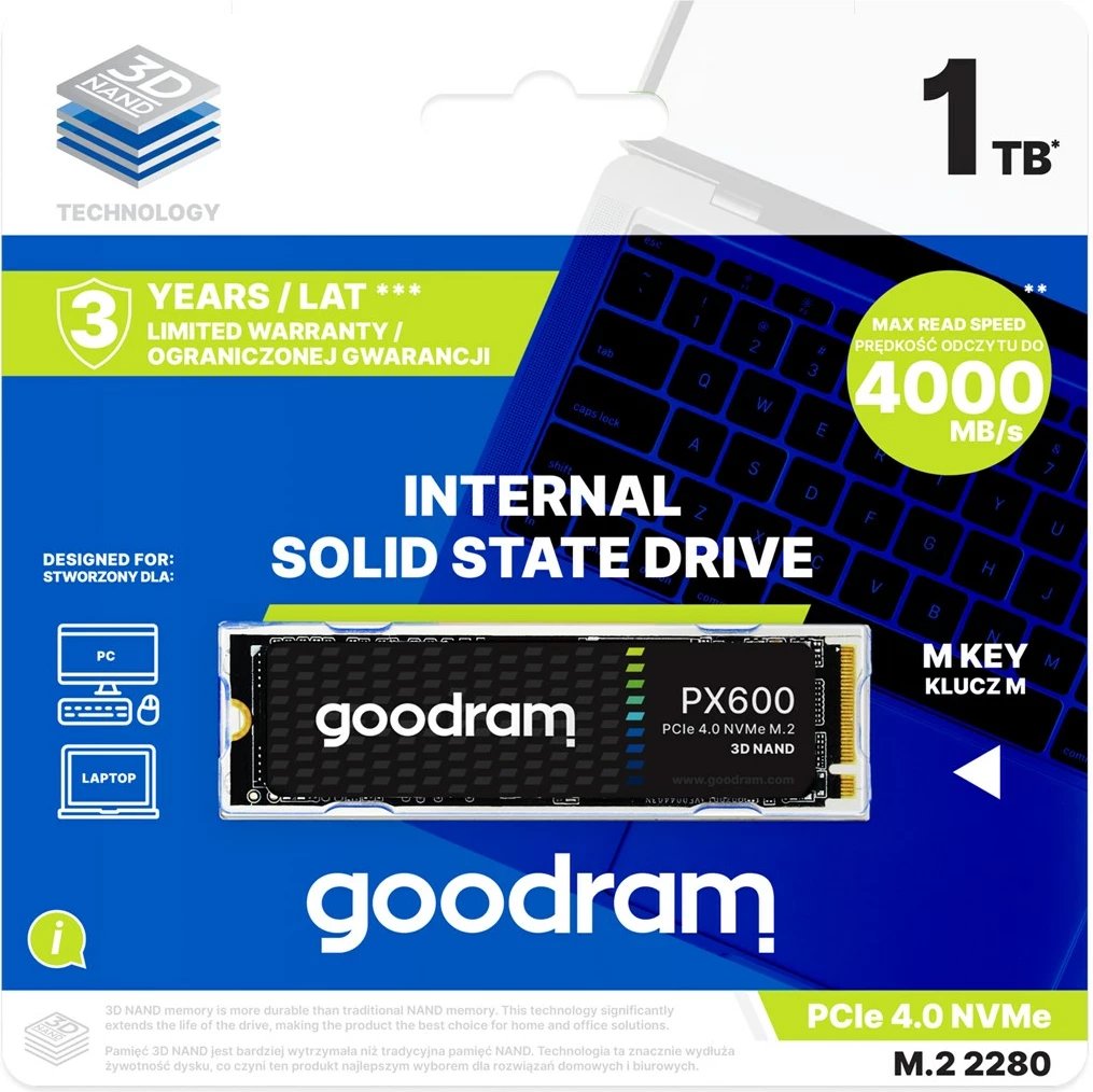 Disk SSD M.2 Goodram SSDPR-PX600, 1TB