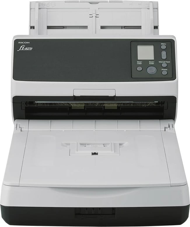 Skaner Fujitsu Ricoh fi-8270, 216 x 355.6 mm, 600 x 600 DPI, 70 ppm, 140 ipm, Grayscale, Monochrome, ADF + Manual feed