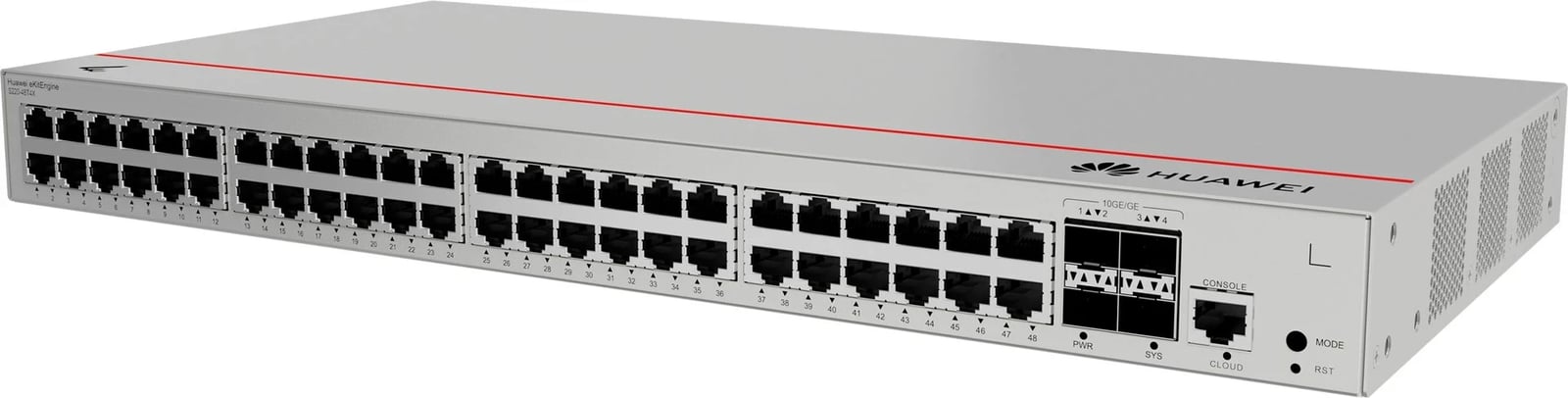 Switch Huawei S220-48T4X, 48 porte Gigabit Ethernet, 1U, Gri